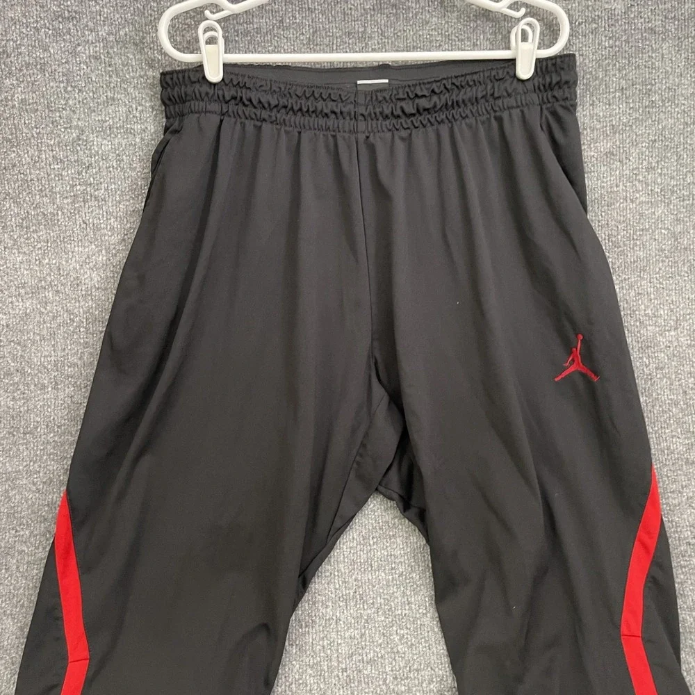 Nike Air Jordan 23 Alpha Dri-Fit Slim Fit Sweatpants Mens Sz 3XL Black